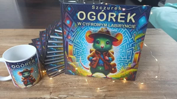 Szczurek Ogórek w Cyfrowym Labiryncie KSIĄŻKA PAPIEROWA - obrazek 4